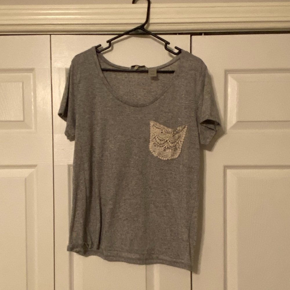 BKE Lace Pocket Shirt